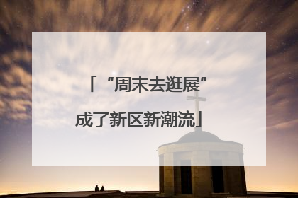 “周末去逛展”成了新区新潮流