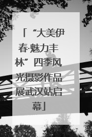 “大美伊春·魅力丰林”四季风光摄影作品展武汉站启幕