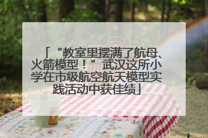 “教室里摆满了航母、火箭模型！”武汉这所小学在市级航空航天模型实践活动中获佳绩