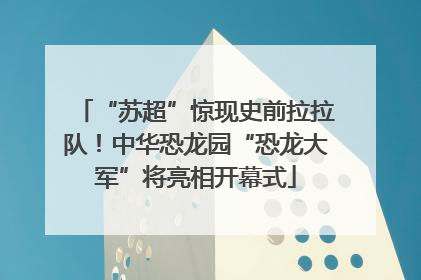 “苏超”惊现史前拉拉队！中华恐龙园“恐龙大军”将亮相开幕式