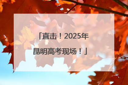 直击！2025年昆明高考现场！