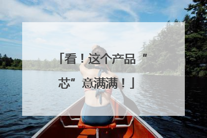 看！这个产品“芯”意满满！