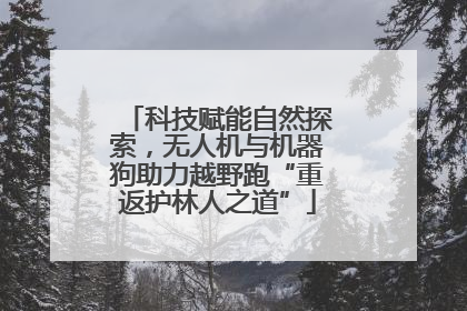 科技赋能自然探索，无人机与机器狗助力越野跑“重返护林人之道”