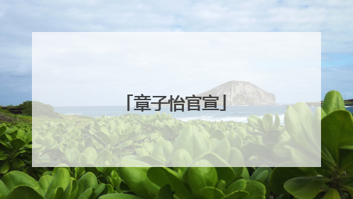 章子怡官宣