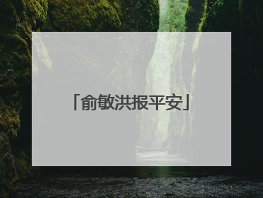 俞敏洪报平安