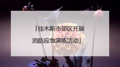 佳木斯市郊区开展消防应急演练活动