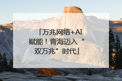 万兆网络+AI赋能！青海迈入“双万兆”时代