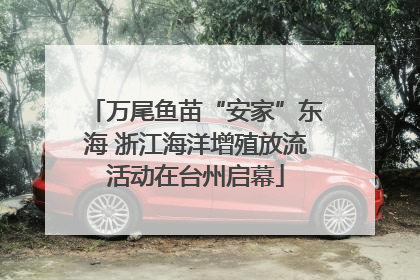 万尾鱼苗“安家”东海 浙江海洋增殖放流活动在台州启幕