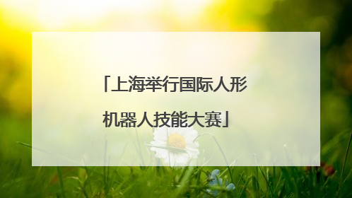 上海举行国际人形机器人技能大赛
