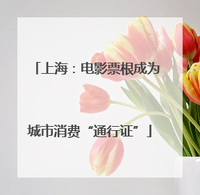 上海：电影票根成为城市消费“通行证”