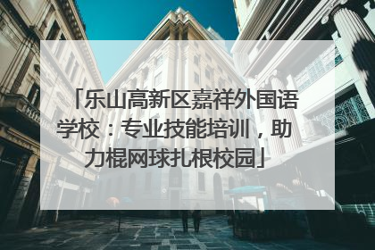 乐山高新区嘉祥外国语学校：专业技能培训，助力棍网球扎根校园