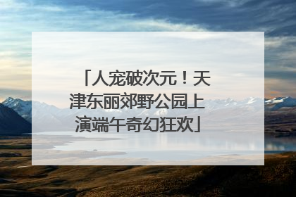 人宠破次元！天津东丽郊野公园上演端午奇幻狂欢