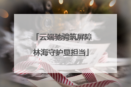 云端驰骋筑屏障 林海守护显担当