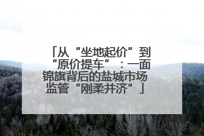 从“坐地起价”到“原价提车”：一面锦旗背后的盐城市场监管“刚柔并济”