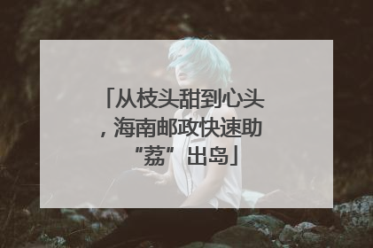 从枝头甜到心头，海南邮政快速助“荔”出岛