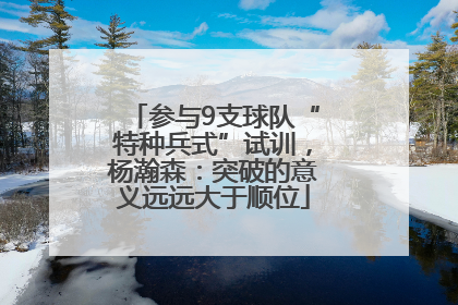 参与9支球队“特种兵式”试训，杨瀚森：突破的意义远远大于顺位