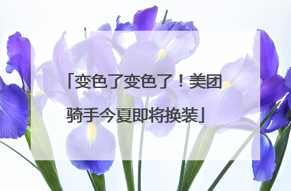 变色了变色了！美团骑手今夏即将换装