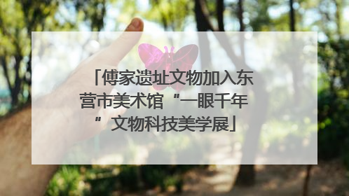 傅家遗址文物加入东营市美术馆“一眼千年”文物科技美学展
