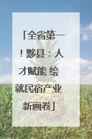 全省第一！黟县：人才赋能 绘就民宿产业新画卷