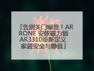 告别关门噪音！ARRONE 安侬磁力锁AR3310重新定义家居安全与静音