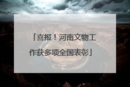 喜报！河南文物工作获多项全国表彰