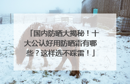 国内防晒大揭秘！十大公认好用防晒霜有哪些？这样选不踩雷！