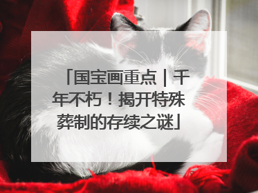 国宝画重点｜千年不朽！揭开特殊葬制的存续之谜