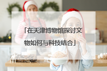 在天津博物馆探讨文物如何与科技结合