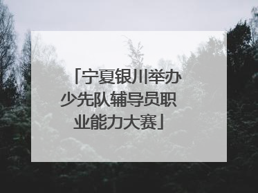 宁夏银川举办少先队辅导员职业能力大赛