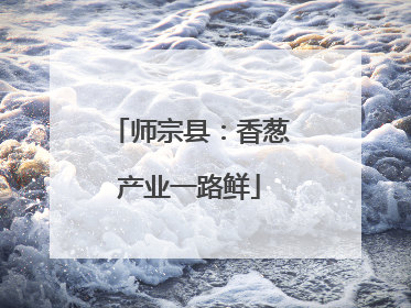 师宗县：香葱产业一路鲜