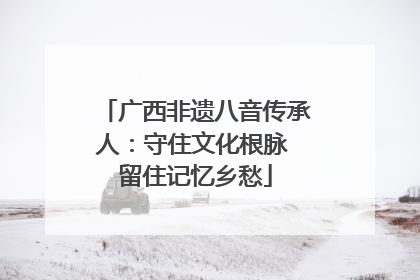 广西非遗八音传承人：守住文化根脉 留住记忆乡愁