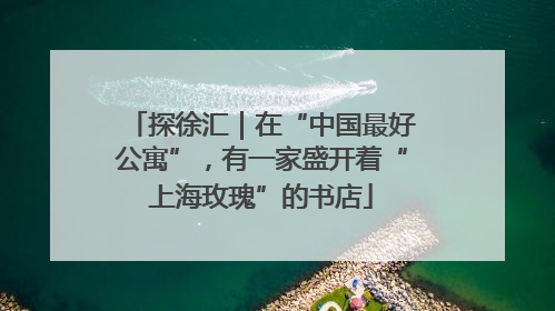 探徐汇｜在“中国最好公寓”，有一家盛开着“上海玫瑰”的书店