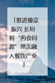 推进豫菜振兴 长垣将“药食同源”理念融入餐饮产业