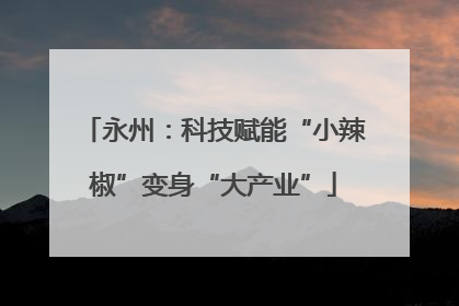 永州：科技赋能“小辣椒”变身“大产业”