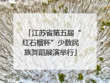 江苏省第五届“红石榴杯”少数民族舞蹈展演举行