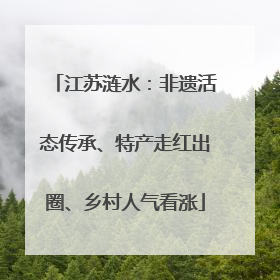 江苏涟水：非遗活态传承、特产走红出圈、乡村人气看涨