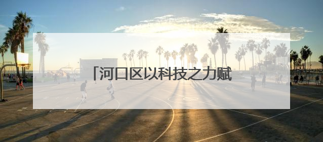 河口区以科技之力赋能区域高质量发展