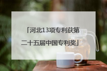 河北13项专利获第二十五届中国专利奖