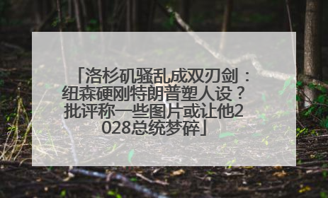 洛杉矶骚乱成双刃剑：纽森硬刚特朗普塑人设？批评称一些图片或让他2028总统梦碎