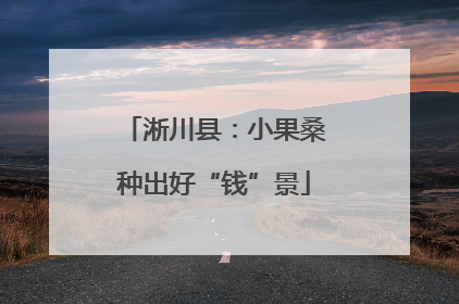 淅川县：小果桑种出好“钱”景