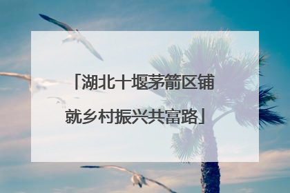 湖北十堰茅箭区铺就乡村振兴共富路