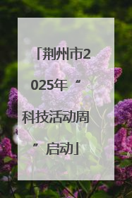荆州市2025年“科技活动周”启动