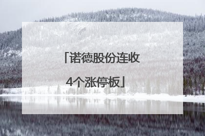 诺德股份连收4个涨停板