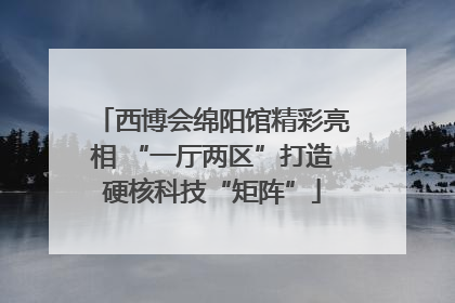 西博会绵阳馆精彩亮相 “一厅两区”打造硬核科技“矩阵”