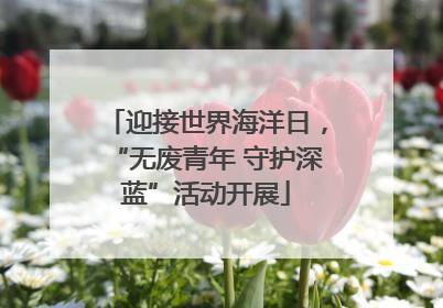 迎接世界海洋日，“无废青年 守护深蓝”活动开展