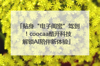 贴身“电子闺蜜”驾到！coocaa酷开科技解锁AI陪伴新体验