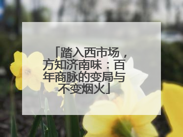 踏入西市场，方知济南味：百年商脉的变局与不变烟火