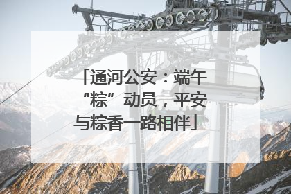 通河公安：端午“粽”动员，平安与粽香一路相伴