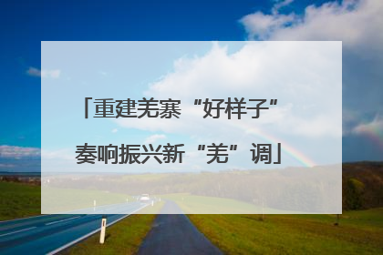 重建羌寨“好样子” 奏响振兴新“羌”调