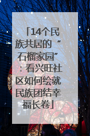 14个民族共居的“石榴家园”：看兴旺社区如何绘就民族团结幸福长卷